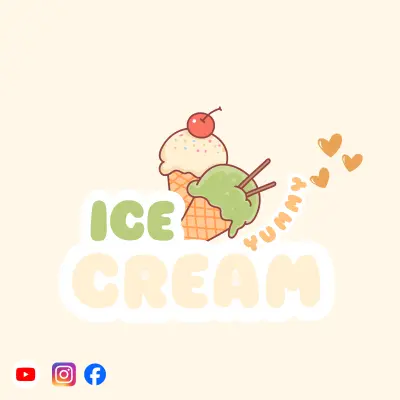 Ice cream logo