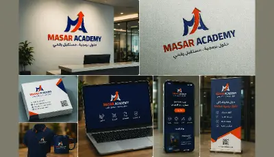 تصميم شعار احترافي لشركة تقنية "مسار" | Masar Tech Logo Design