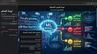 نموذج تصنيف المشاعر في التعليقات العربية