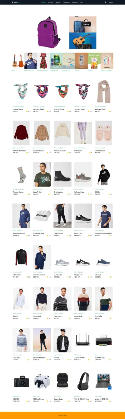 Clothes E-Commerce Website | متجر إلكتروني متجاوب للملابس