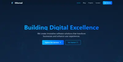 موقع لشركة متخصصه في ال software
