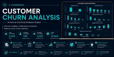 Customer Churn Analysis Using Excel (End-to-End Data Analytics Project)