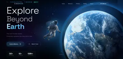 صورة العمل Space Design – Modern Landing Page