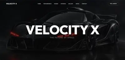 صورة العمل تصميم وتطوير Landing Page احترافية لسيارة فاخرة