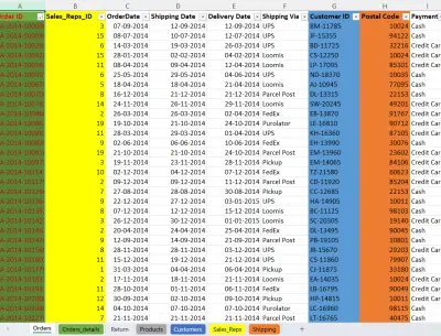 excel sheet
