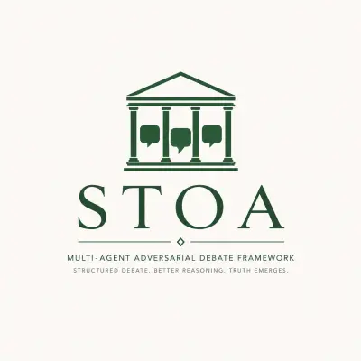 STOA — Multi-Agent Adversarial Debate Framework