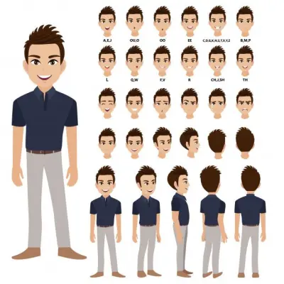 تصميم ورسم شخصية لرسوم متحركة