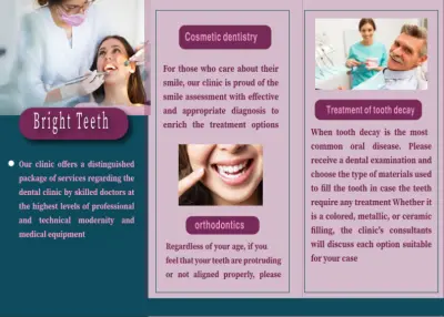 تصميم هوية بصرية متكاملة لعيادة أسنان "Bright Teeth"