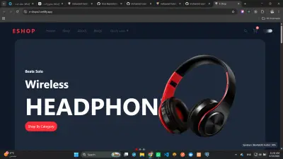 E-Shop | متجر إلكتروني احترافي باستخدام React.js و Tailwind CSS