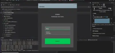 لعبة دومينو جماعية عبر الإنترنت (Real-Time Multiplayer Dominoes Game)