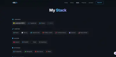 Portfolio Website (Vanilla JS)