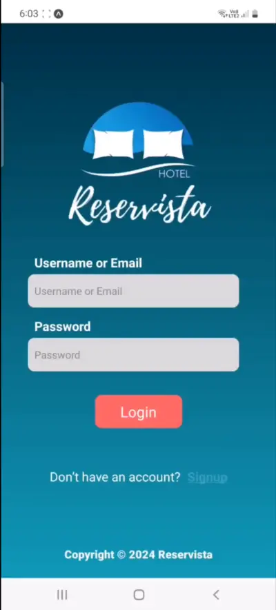 Reservista | منصة ذكية لحجز الفنادق عبر الهاتف المحمول