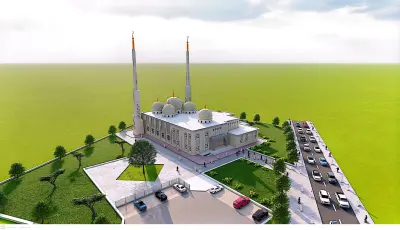 تصميم مسجد على طريق السفر