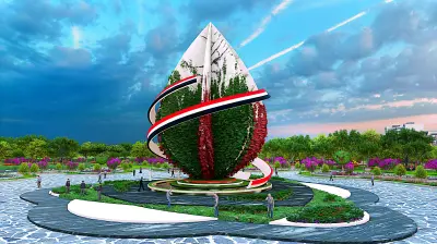 تصميم حديقة ثلاثية الأبعاد | Landscape Design