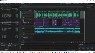 تصميم صوتي كامل لفيديو صامت باستخدام Adobe Audition