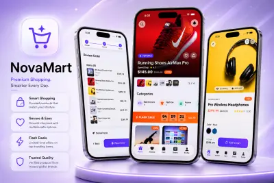 تطبيق متجر إلكتروني متكامل لعرض وإدارة المنتجات