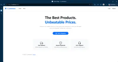 تطوير متجر إلكتروني متكامل (E-Commerce Platform) باستخدام ASP.NET Core MVC
