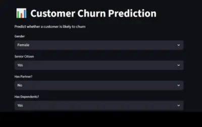 Customer Churn Prediction Using Machine Learning