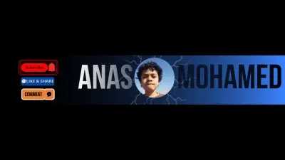 تصميم غلاف قناة يوتيوب (YouTube Banner) احترافي ومخصص لصناع المحتوى القيمنج والتقنية