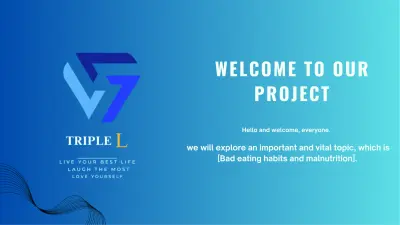 تصميم عرض تقديمي متكامل لـ "التفكير التصميمي" (Design Thinking) | مشروع Triple L