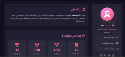 اصنع CV تفاعلي احترافي يعرض جميع معلوماتك بطريقة عصرية وجذابة