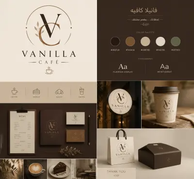 هويه بصريه ل كافيه