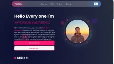 تطوير موقع معرض أعمال (Portfolio) احترافي وديناميكي باستخدام React & Django