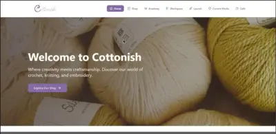 Cottonish – Handmade Workshop & E-Commerce Management Platform