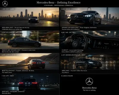 Mercedes-Benz Cinematic AI Advertisement