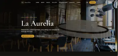 Restaurant Management Website | React + TypeScript + Node.js + MongoDB