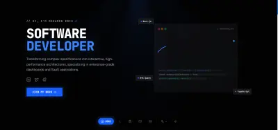 موقع بورتفوليو شخصي (Personal Portfolio)