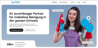 موقع Zoom Reinigungen - موقع كامل (Full Website)