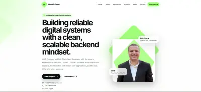 تصميم وتطوير Portfolio احترافي باستخدام React