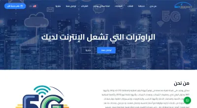 تصميم وتطوير موقع شركة متخصصة في الشبكات والحلول الرقمية