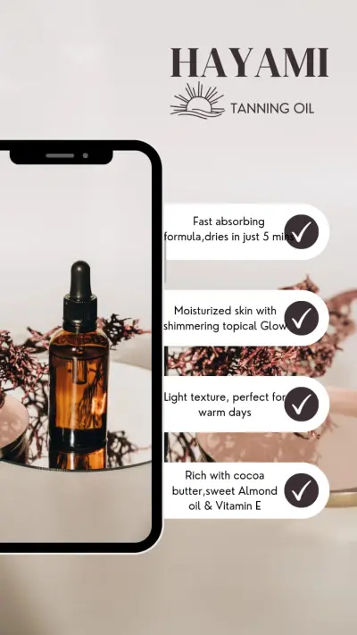 Beauty product brochure