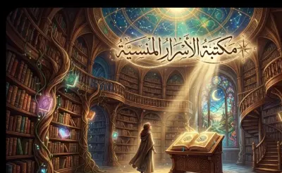 كتابة قصة ابداعية بأسلوب فني دقيق تحت عنوان "المكتبة المنسية"