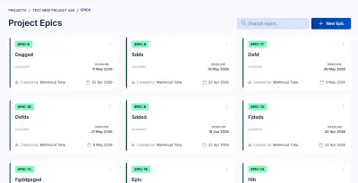 مشروع لوحة تحكم إدارة المشاريع (Projects Management Dashboard)
