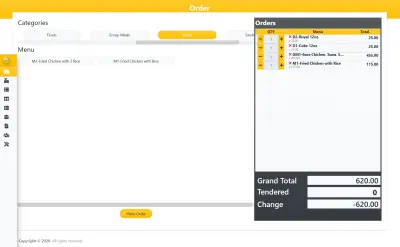 نظام إدارة مطعم ونقاط بيع (Restaurant POS System) باستخدام PHP Laravel