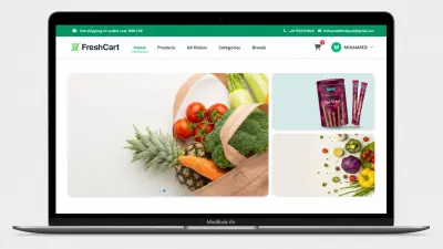 تطوير الواجهة الأمامية لمتجر إلكتروني متكامل باستخدام Next.js 14