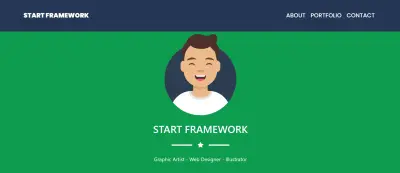 تطوير موقع Start Framework تعريفي متكامل باستخدام React.js و Bootstrap