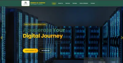 تصميم وتطوير الموقع الإلكتروني لشركة Tech HS