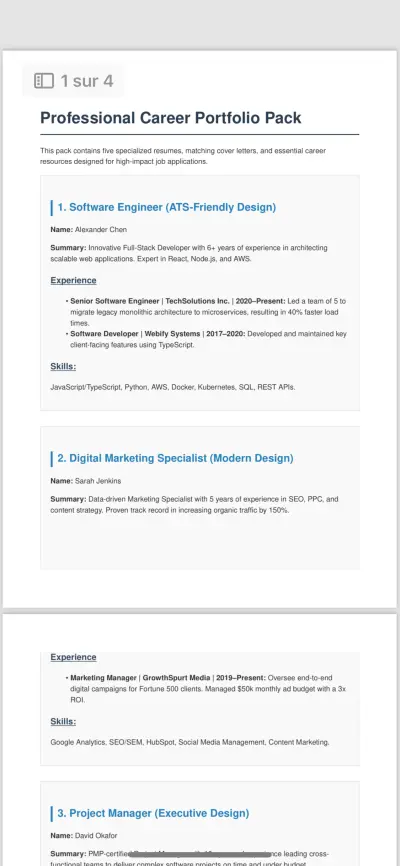 Professional Resume & Cover Letter Writing Package