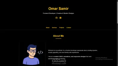 احدث موقع شخصي لي