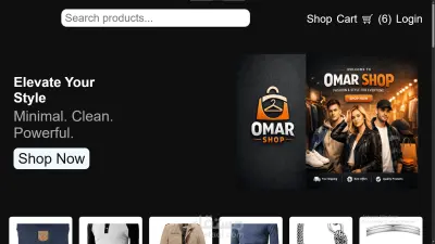 متجر الكتروني احترافي