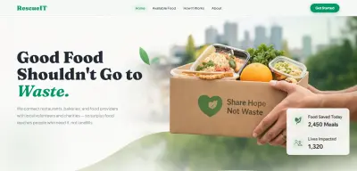 Food Waste Reduction Platform – منصة ذكية لتقليل هدر الطعام