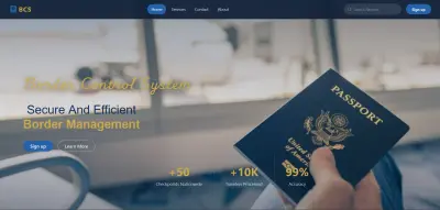 نظام إدارة ومراقبة المنافذ الحدودية (Border Control System)