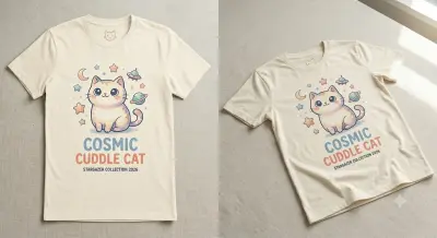 تصميم t-shirt حريمي او رجالي او اطفال بالAi