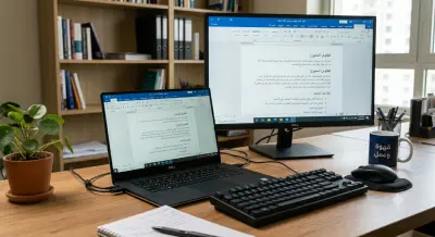 خبير تصميم وتنسيق العروض التقديمية والملفات الاحترافية (Word & PowerPoint)