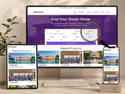 Real Estate & Hotel Booking Website -  EliteHomes  EliteHomes  Frontend Development Project