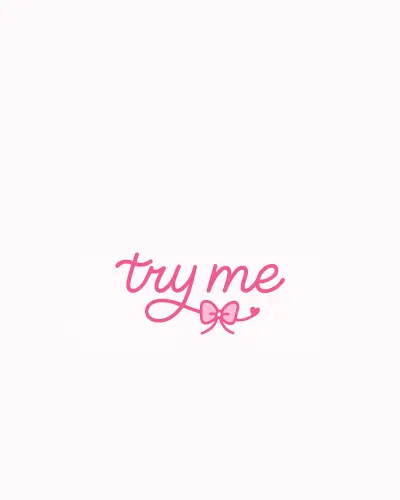 شعار احترافي صُمم لعلامة **TRY ME**